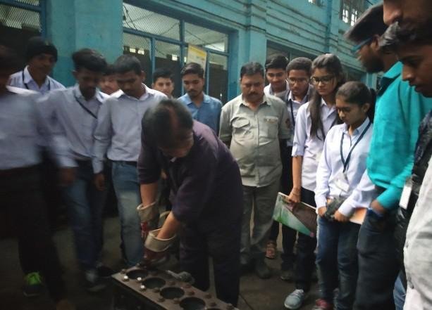 Industrial Visits at MSRTC Central Workshop, Dapodi, Pune