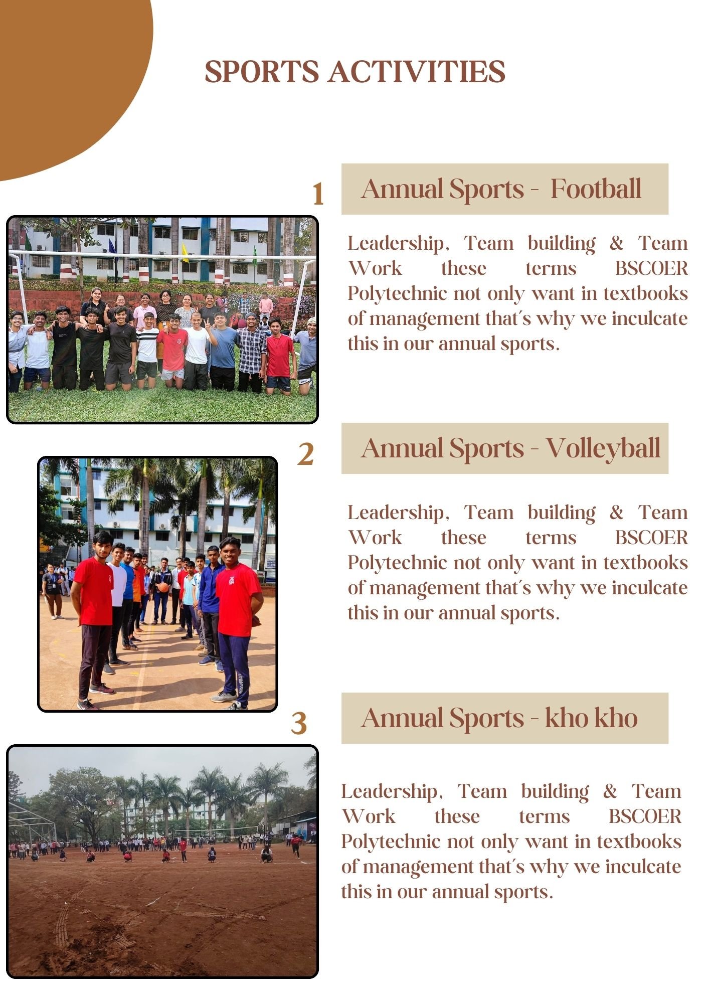 Sports Activities